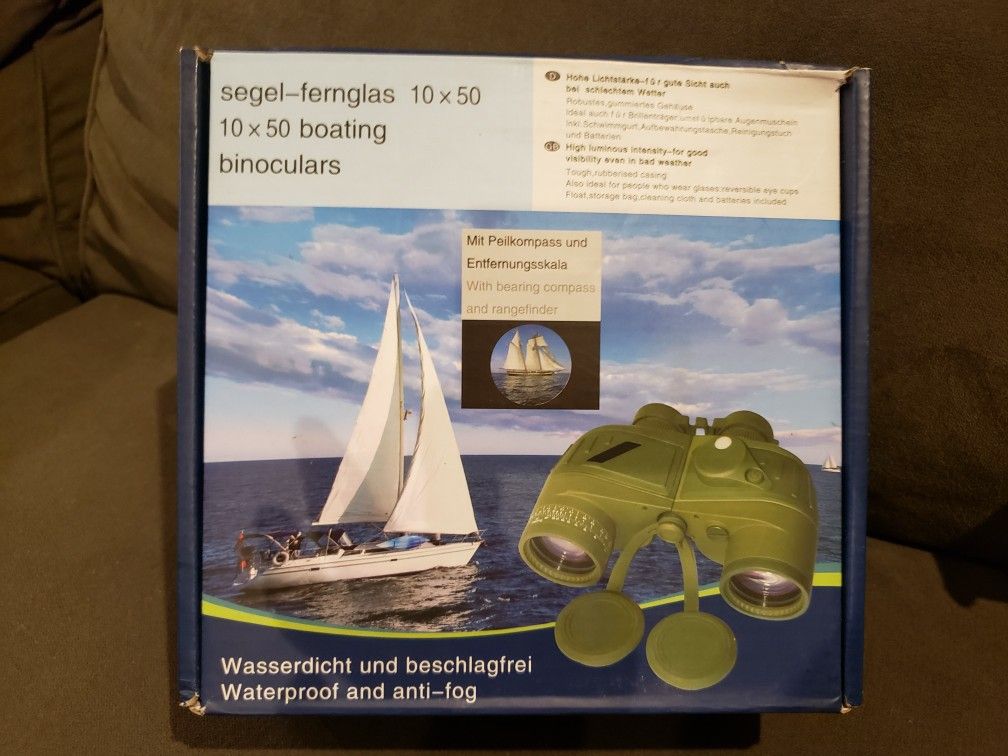Segel-Fernglas 10x50 Boating Binoculars