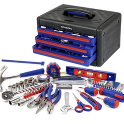 Workpro Toolset Kit 125 Piece Set In Box See Pictures Attached