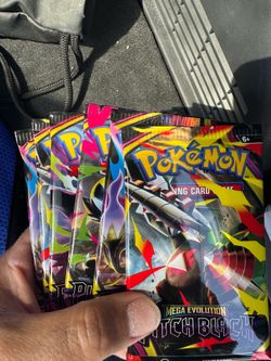 Pokemon Pitch Black Booster Packs 6