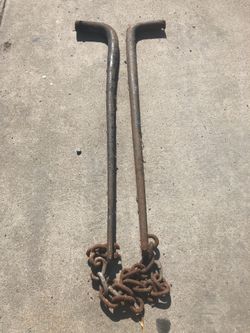 Trailer hitch stabilizer bars