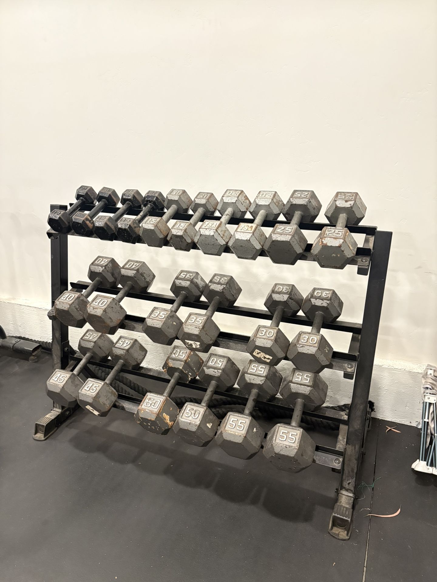 Dumbbells With Rack