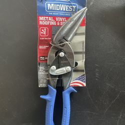 Midwest Power Cutter Offset Long-Cut Aviation Snip