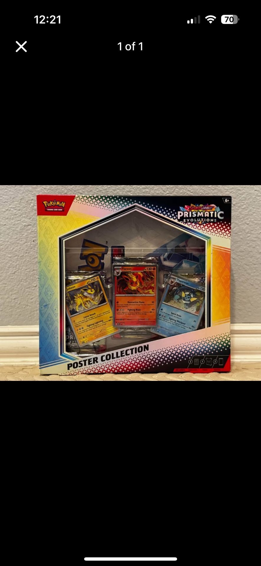Pokemon Prismatic Evolutions Poster collection