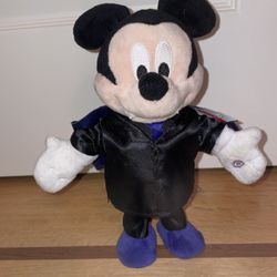 Gemmy Animated MICKEY MOUSE Vampire Bat Dracula Halloween Singin Toy Plush