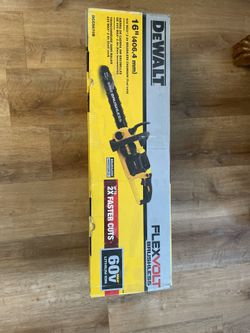DEWALT FLEXVOLT 60V MAX 16in. Brushless Cordless Battery Powered Chainsaw (Tool Only)