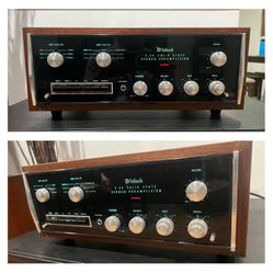 McIntosh C-26 Preamplifier, recently fully recapped, wood case & original box