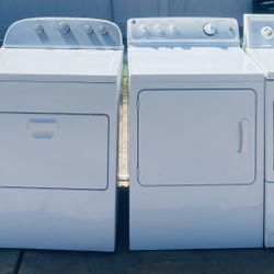 Delivery available, clean, working dryers
