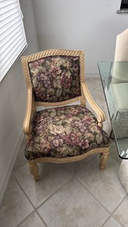 Pair of Venetian style armchairs