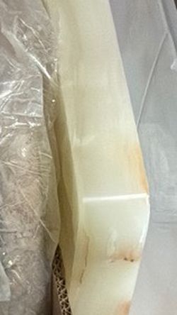 Polished White Marble Slab Piece