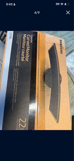 New in box Samsung  curve monitor model : CF 390