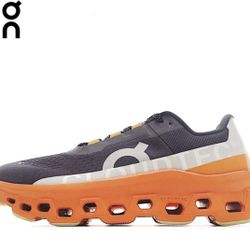 Cloud monster Grey/Orange Men size 8、8.5、9、9.5、10、10.5、11