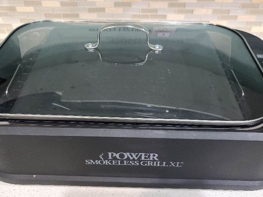 Power XL Smokeless Electric Indoor Removable Grill and Griddle Plates