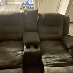 Couches recliner two set