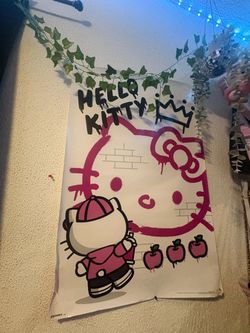 Hello Kitty Graffiti Art Poster