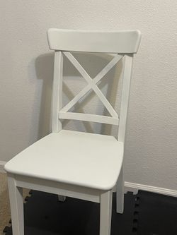 Chalk painted chair