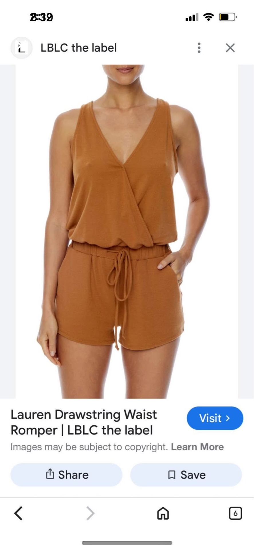 New With Tags Size Small Romper