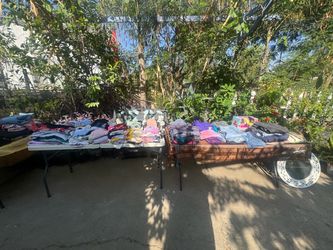 Yard sale Large Lot of Mixed Used Clothing