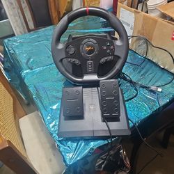 PXN PC Racing Wheel, V900 Universal Usb Car Sim 270/900 Degree Race Steering Wheel with Pedals
