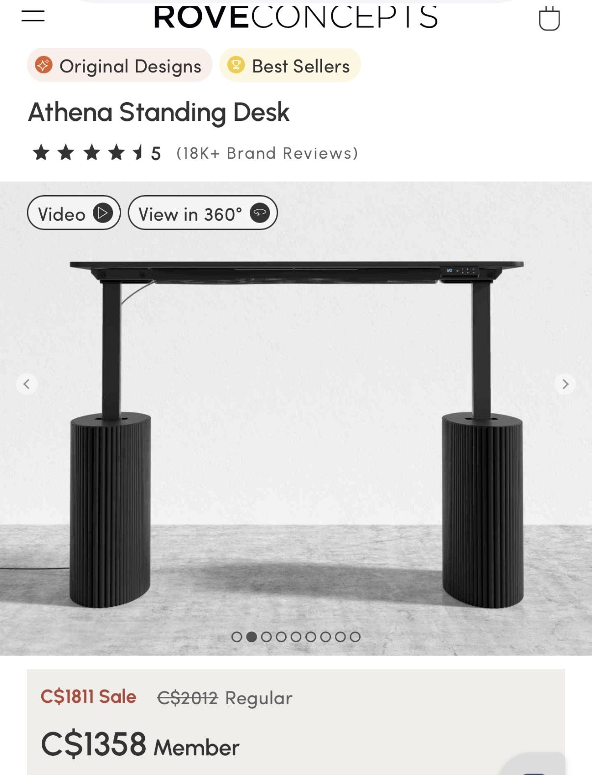 The modern, fresh, and captivating embodiment of the Athena Desk sweeps you into a whirlwind of delight and sophistication. Combining everyday functio