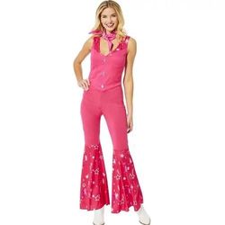 InSpirit Barbie Cowgirl Dress Up Party Costume Adult Womens Sz Small