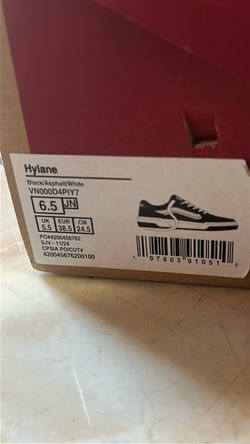 Vans Hylane Sneakers Black/Asphalt/White Size 6.5