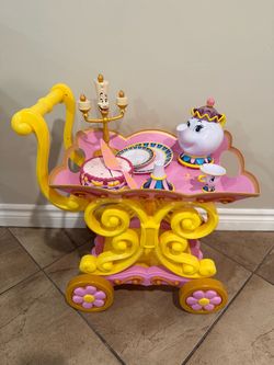 Beauty and the Beast Tea Cart