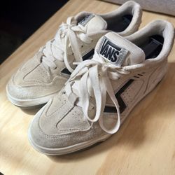 Vans White Suede 