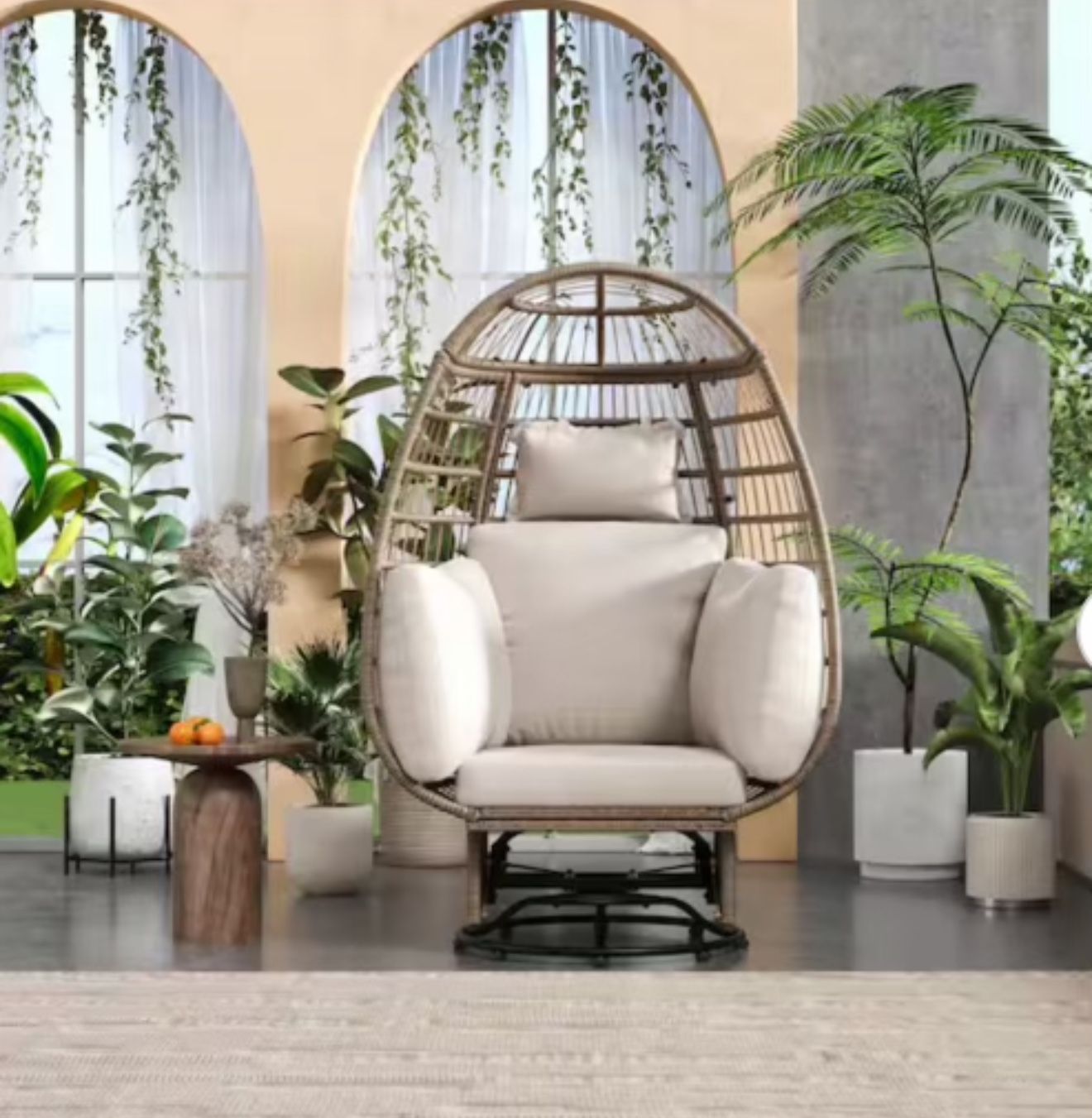 Brand New Patio Outdoor Swivel Chair
