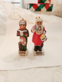 Beautiful Norman Rockwell Christmas Ornaments
