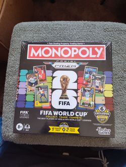 Monopoly PANINI  PRIZM FIFA world cup Hasbro game