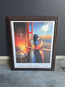 Simon Silva 'Amor A Todas Horas' Framed Art Print