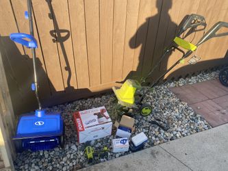 Tiller, Paint Sprayer, Screw/drill Gun, Snow Blower, Extra Batteries