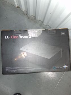 LG CineBeam AI Projector in Box
