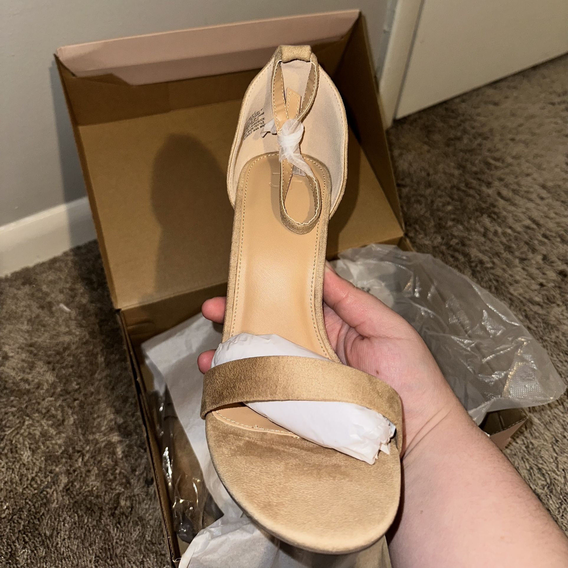 JustFab Size 10 Heeled Sandals
