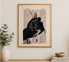 Vintage Dictionary Page Fashion Art 8” x 10”