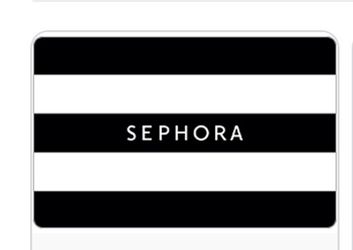 Sephora gift card