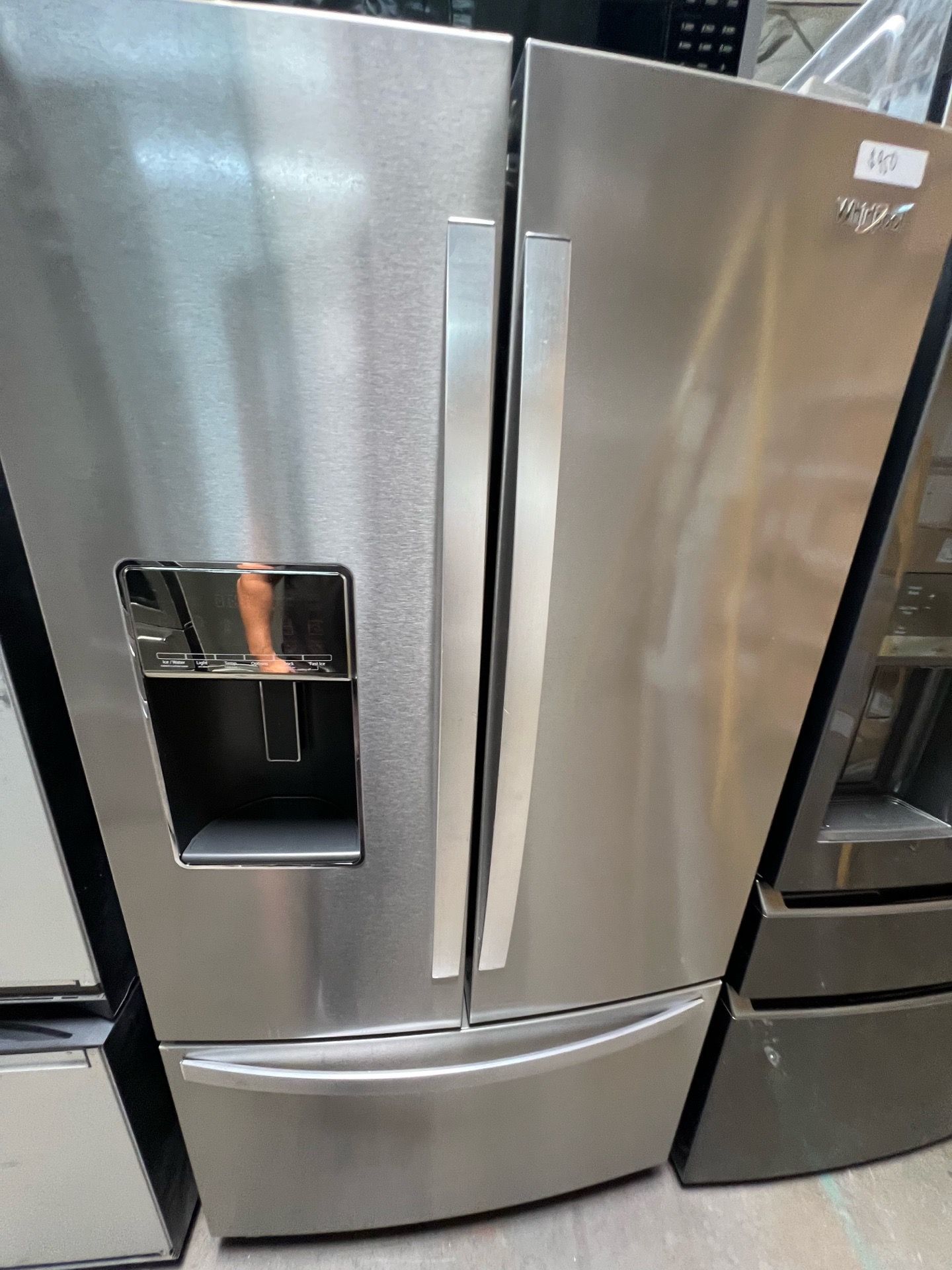 Whirlpool French door fridge