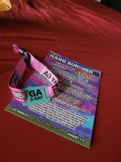 Hard summer 2 day ticket