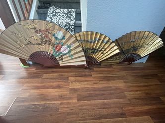 Asian Hand Painted Fans