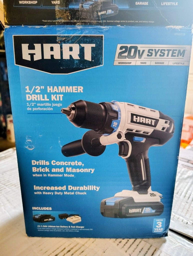New Hammer Drill Kit - NO Batteries