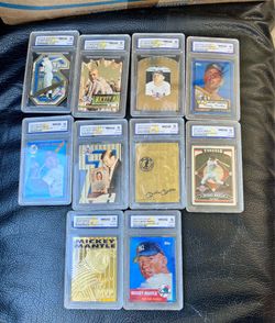 Mickey mantle graded 10 collection