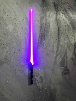 Purple LED Lightsaber with Black Hilt
