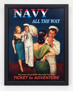 Vintage  U.S. Navy Framed Prints – 8x10 Military Decor