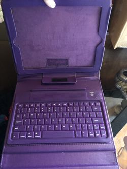 iPad case and keyboard
