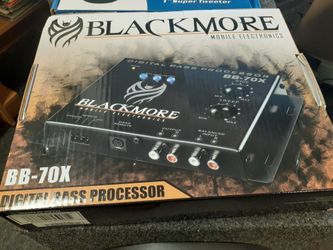Knob control bass processors