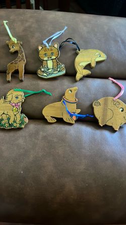 6 Myrtlewood Ornaments