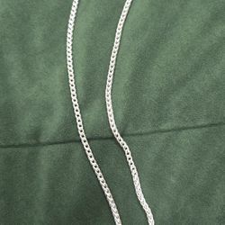 Luke Zion  Silver 24 Inch 3.8mm Franco Chain