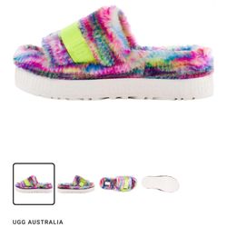 UGG Furry Slides 