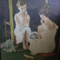 Norman Rockwell's "Girl In The Mirror" 
