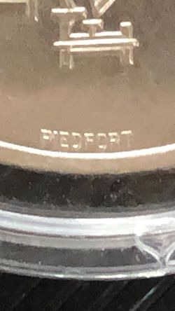 Piedfort Silver Coin in Capsule